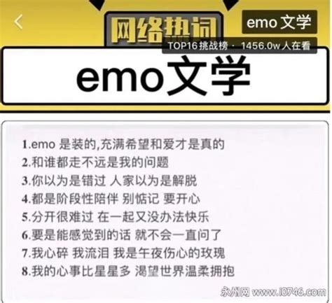 EMO是什么意思中文翻译-短文学网