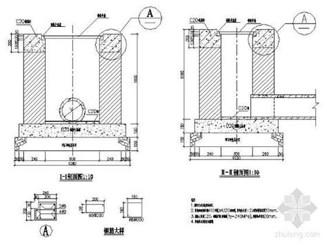 砖砌雨水井污水井大样cad图纸（S515图集转CAD版本、1000,1250检查井）_砂井、检查井、雨水口_土木在线