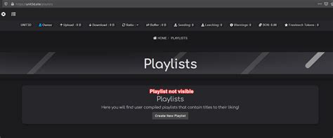 [Bug] Private Playlists not listed - can be accessed via the URL ...