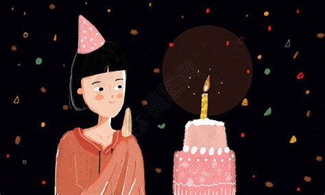 生日快乐清新蛋糕插画插画图片下载-正版图片400054968-摄图网
