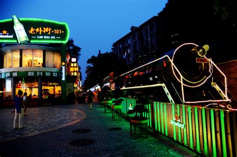 上海梅川路步行街夜景-中关村在线摄影论坛