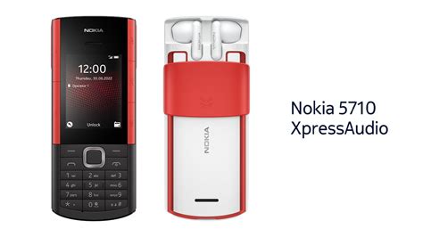 Nokia 5710 XpressAudio with in-built wireless earbuds, 4G VoLTE ...