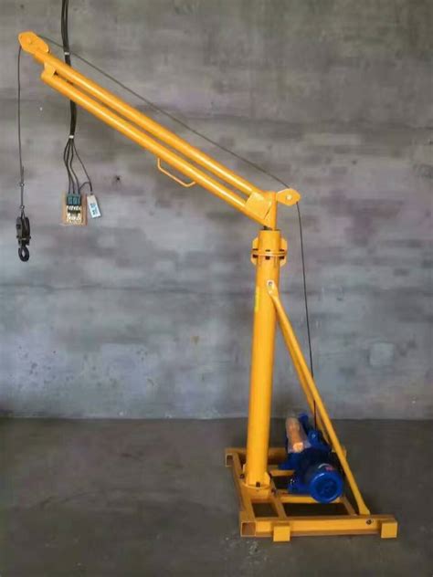 500公斤楼房小吊机-单臂小型吊机价格-塑料机械网