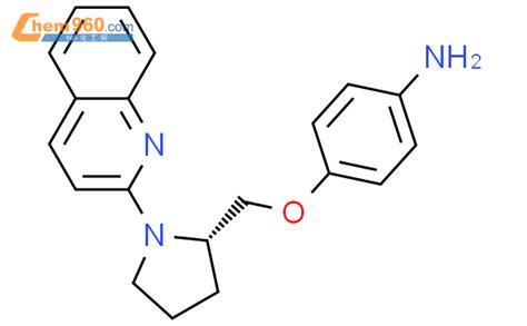 199117-91-4,Benzenamine, 4-[[(2S)-1-(2-quinolinyl)-2-pyrrolidinyl ...