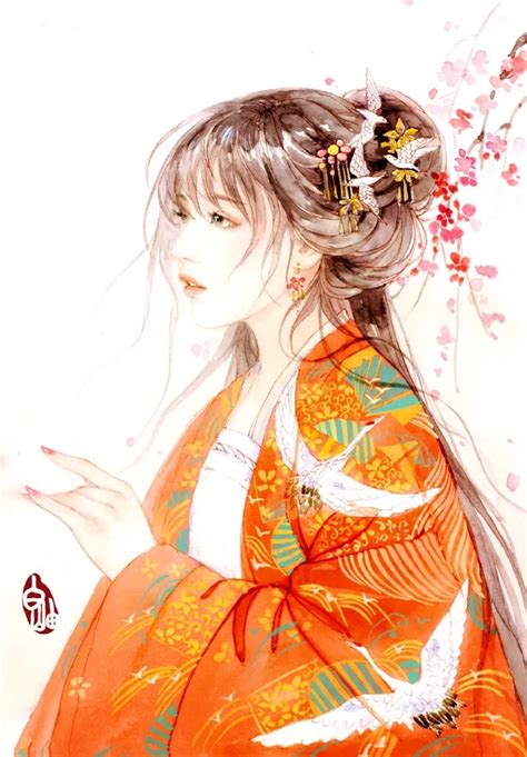古风手绘图片