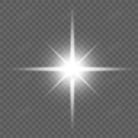 星星闪光白色明亮十字元素素材下载-正版素材402032582-摄图网