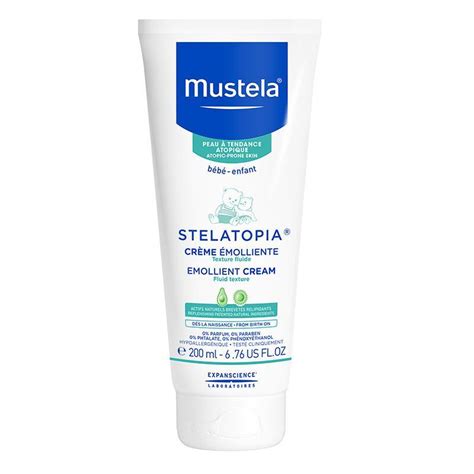 Mustela 妙思乐 婴幼儿滋养保湿霜 200ml（湿疹肌肤）|Mustela Stelatopia Emollient Cream ...