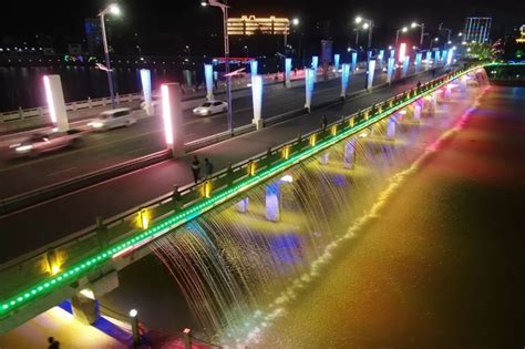永久桥焕新亮灯 钧明以艺术引领茂名城市形象升级 - 蓝大传媒