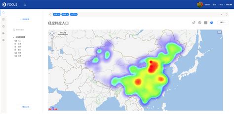 人口热力图图片