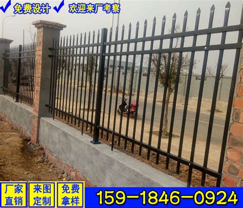 定制砖围墙护栏价格工业区围栏 广州金属围栏厂家