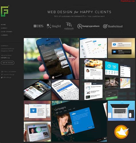 新加坡网页设计机构Fixx网站设计欣赏