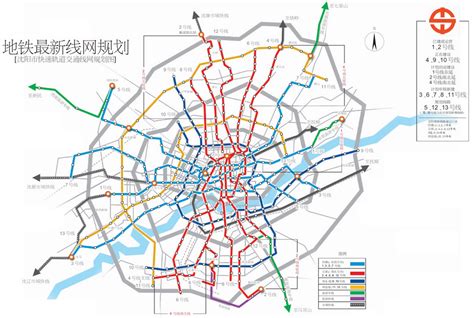沈阳地铁在建及运营路线示意图（清晰大图）- 沈阳本地宝