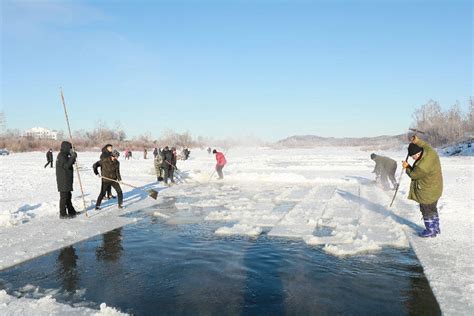 黑龙江漠河：开始采冰造雪 打造北极冰雪盛宴_县域经济网
