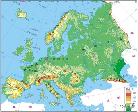 东欧地区。东欧国家的地图。后苏联和高加索国家。矢量图