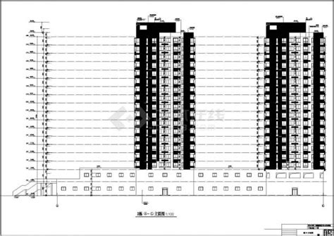 【成都】某项目23层高层住宅建筑施工图（含效果图）_住宅小区_土木在线