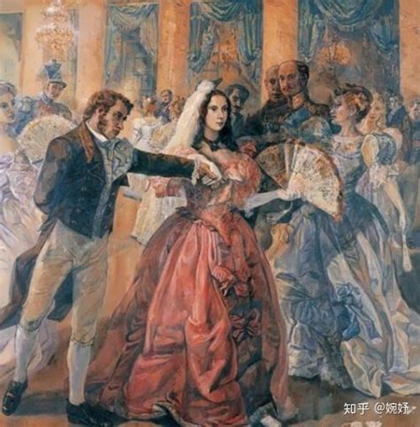诗人普希金的悲剧，为妻子和法国情敌决斗，死后妻子改嫁給一将军