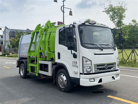 新能源电动三轮四轮垃圾车 3-5立方小型电动挂桶垃圾车方泰出售-阿里巴巴