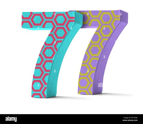 Gold Number 77 (number Image & Photo (Free Trial) | Bigstock