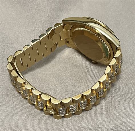 Rolex劳力士星期日历型118388DIAM镶钻红宝石时标18k黄金自动机械腕表 - BreguetCamera