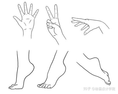 漫画人物手脚的画法，教你正确的去练习动漫人物的手脚，让你短时间内学会画出好看的手脚... - 知乎