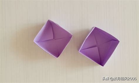 如何折纸礼盒图解 手工带盖子礼盒的折法步骤图_爱折纸网