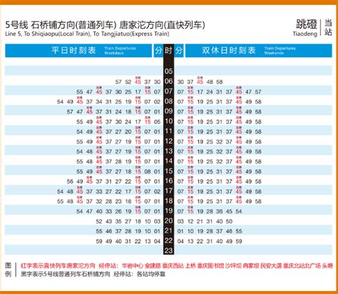 重庆直快列车时刻表（超全）-重庆交通政策