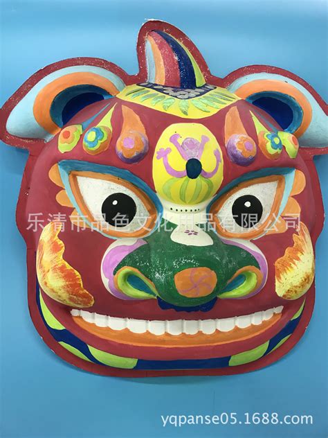 狮子头面具图片