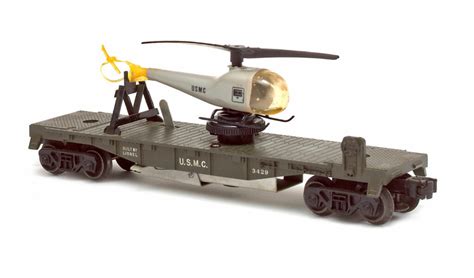 The Lionel no. 3429 helicopter car - Trains