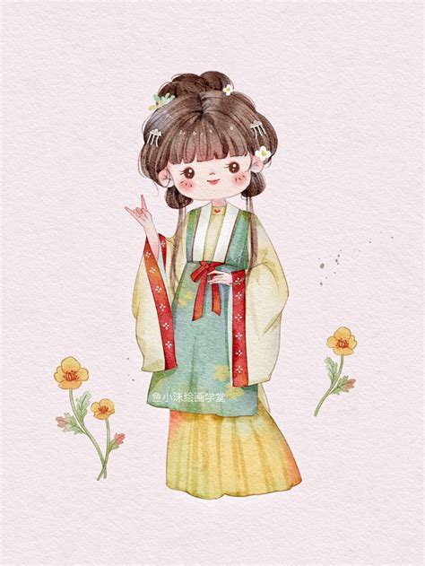 萌萌哒儿童古风头像女生