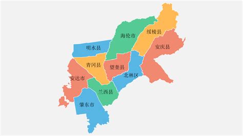 黑龙江省绥化市旅游地图 - 绥化市地图 - 地理教师网