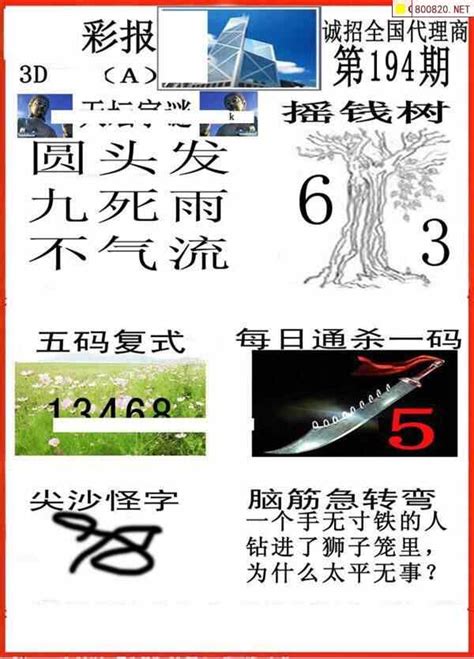 福彩3d字谜图册_360百科