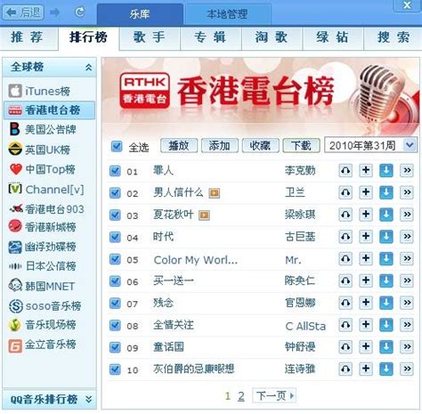 张国荣最好听的十首歌中文歌-排行榜123网
