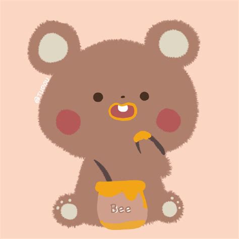 小熊头像像素非主流图片
