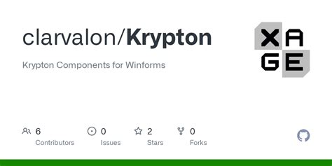 GitHub - clarvalon/Krypton: Krypton Components for Winforms