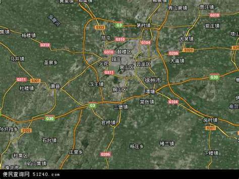 铜山区地图 - 铜山区卫星地图 - 铜山区高清航拍地图