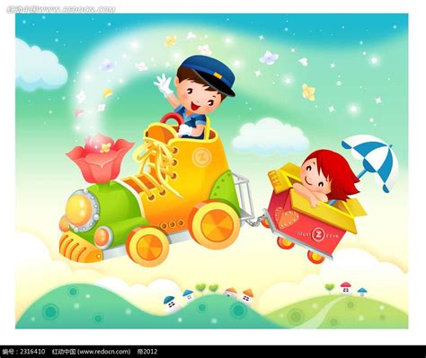 小朋友开火车卡通图片儿童动画小火车图片2022已更新今日推荐