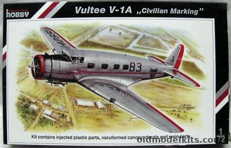 Special Hobby 1/72 Vultee V-1A Civilian Marking - American Airlines NC ...
