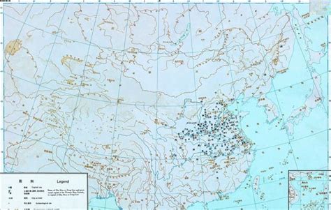 《中国历史地图集》第四册（1）——东晋十六国时期图组_中国历史地图集_国学导航