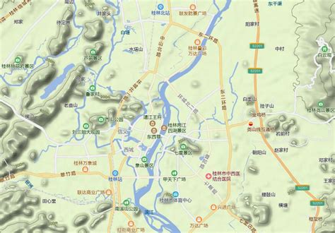 广西景点分布图图片