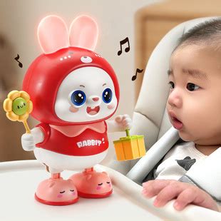 会唱歌跳舞的电动智能小兔子婴儿抬头训练习宝宝0-3个月儿童玩具-阿里巴巴