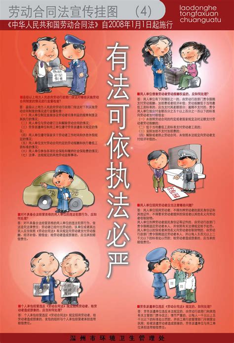 《中华人民共和国劳动合同法》宣传挂图