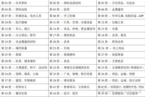 商标45类分类表,明细表(第3页)_大山谷图库