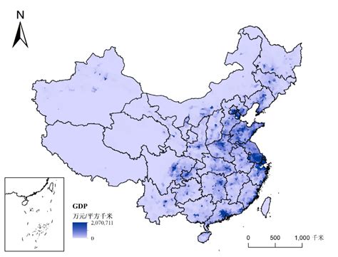 中国历史GDP空间分布公里网格数据集_中国gdp和人口空间分布公里格网数据集-CSDN博客