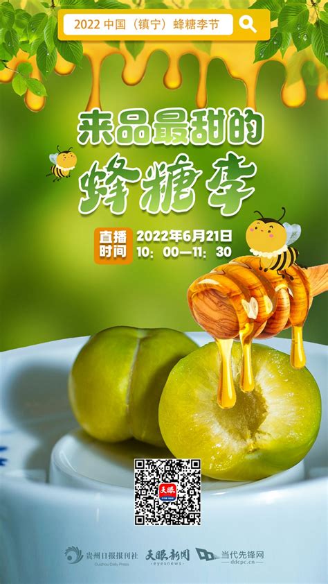 直播回放︱2022中国（镇宁）蜂糖李节来了！天眼新闻带你“甜”到心里 - 当代先锋网 - 贵州