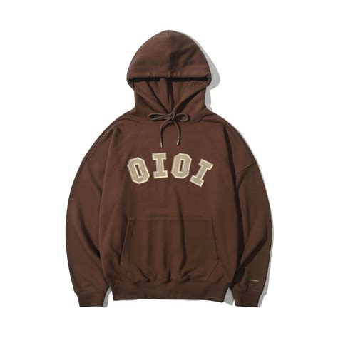 [5252 by oioi] 2021 SIGNATURE HOODIE [BROWN] - Jamless
