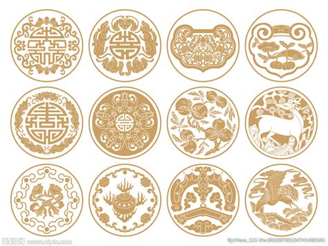 传统吉祥纹样设计图__传统文化_文化艺术_设计图库_昵图网nipic.com