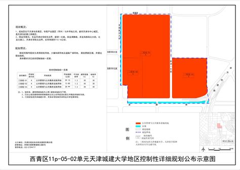 关于西青区11P-04-05单元控制性详细 规划方案的公布 - 规划信息 - 天津市西青区人民政府