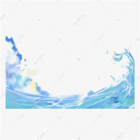 海浪浪花大海素材图片免费下载-千库网