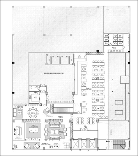餐饮空间平面图有大厅_2024年餐饮空间平面图有大厅资料下载_筑龙学社