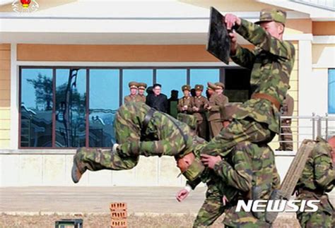 朝鲜特种部队训练照罕见曝光-影像视觉